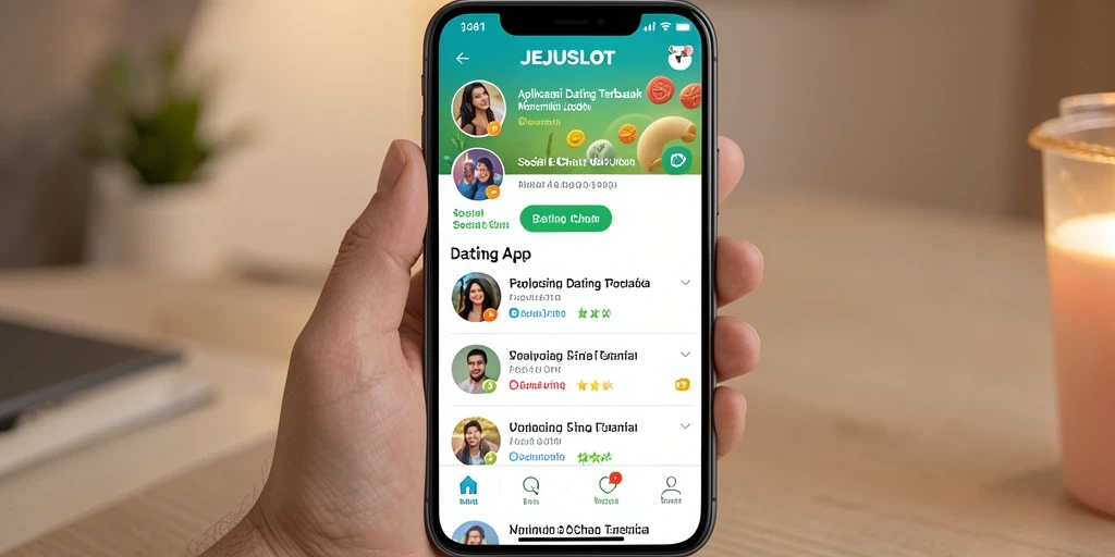 Tampilan antarmuka JEJUSLOT yang user-friendly dan menarik.