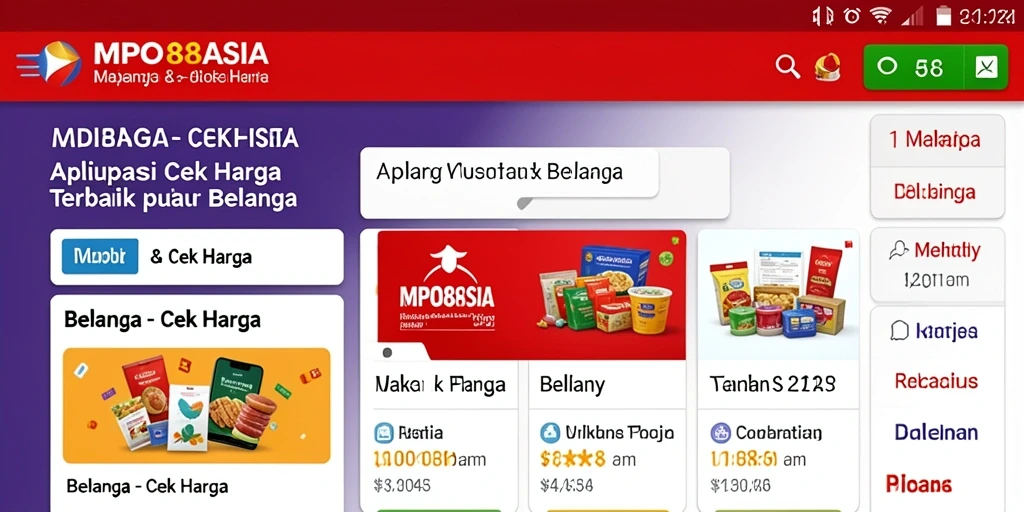 Tampilan antarmuka aplikasi MPO88ASIA untuk cek harga yang mudah digunakan.